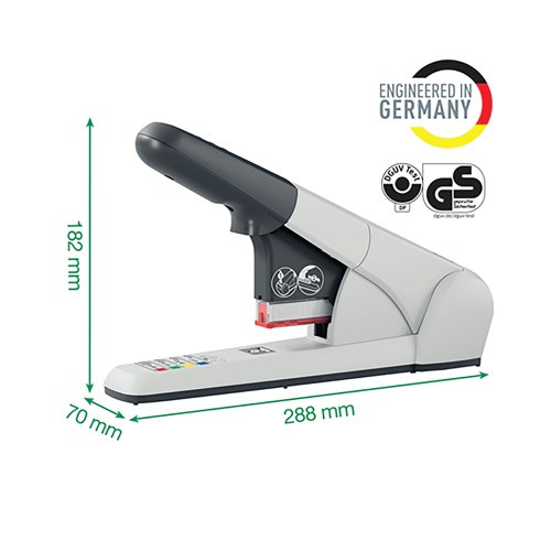 Leitz Heavy Duty Stapler White/Grey 55510084