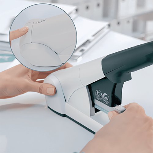 Leitz Heavy Duty Stapler White/Grey 55510084 | ACCO Brands