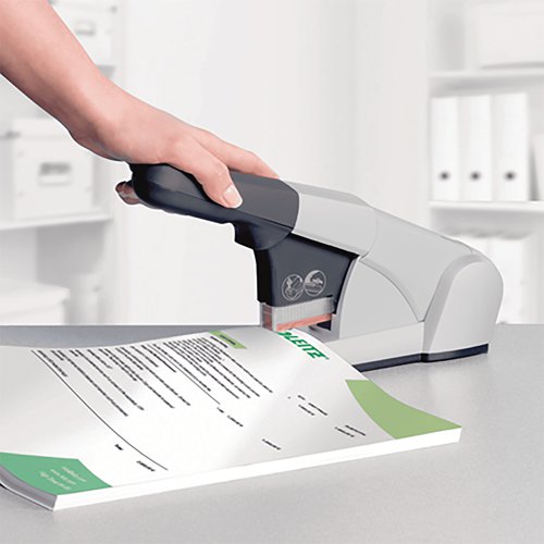 Leitz Heavy Duty Stapler White/Grey 55510084