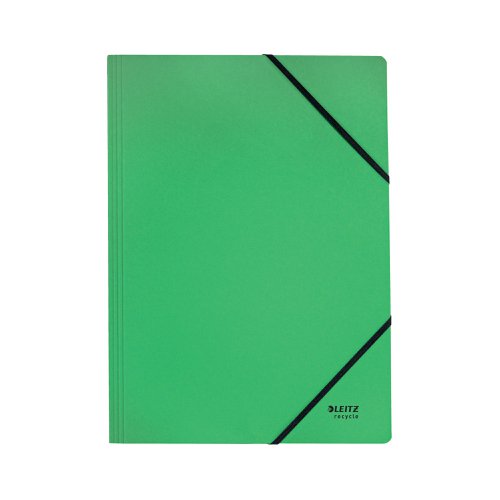 Leitz Recycle Card Folder Elastic Bands A4 Green (Pack of 10) 39080055