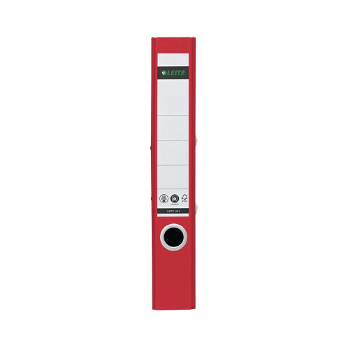 Recycle Colours Lever Arch File A4 50mm Red (Pack of 10) 10190025