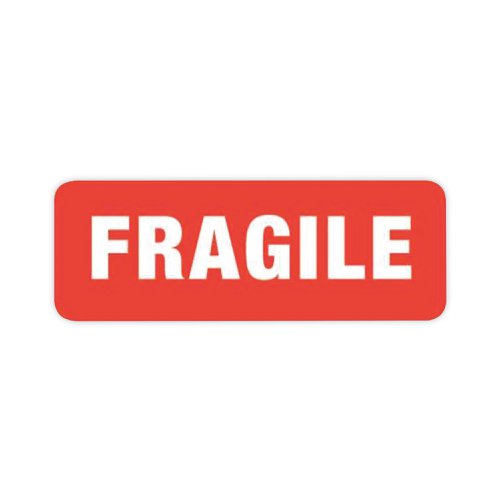 Fragile Parcel Labels 1000 Per Roll MA07624