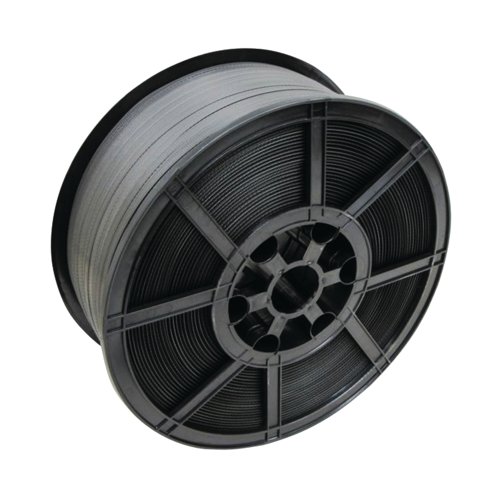 Heavy Duty Polypropylene Strapping 12mmx1000m Black TENSO1290BK