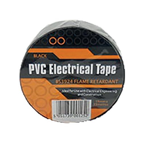 PVC Insulation Tape 19mm x 33m Roll Black IT1933BK