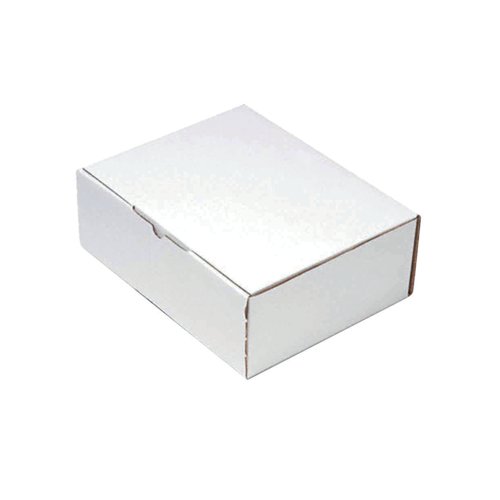 Mailing Box 260x175x100mm White (25 Pack) PPAK-KING09-D Mailing Boxes MA99685