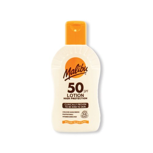 Malibu SPF 50 Sun Lotion 200ml SUMAL136