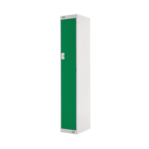 Single Compartment Locker 300x450x1800mm Green Door MC00040