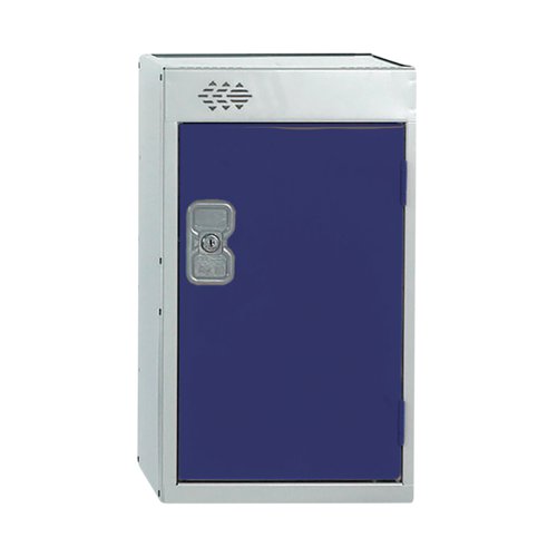 One Compartment Quarto Locker 300x450x511mm Blue Door MC00079