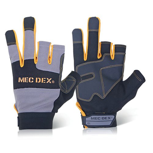 Mec DexWork Passion Tool Mechanics Gloves 1Pr Grey/Gold S MECDY-714S