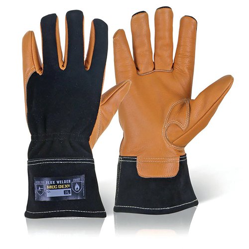 Mec DexFluxWelder Mechanics Gloves 1Pr Tan S MECWD-711S