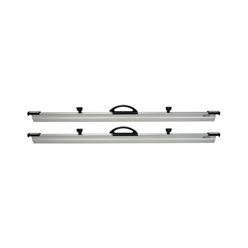 Arnos Hang-A-Plan Binders with Handles A0 Silver Pack of 2 D102A2PK