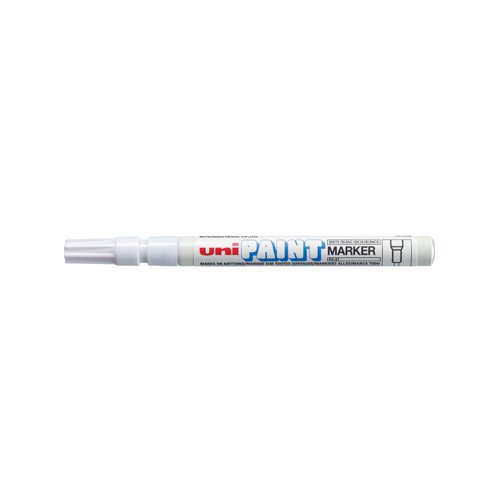 Uni-Ball UniPAINT PX21 Paint Marker Fine White (12 Pack) 124503000 Paint Markers MI81501