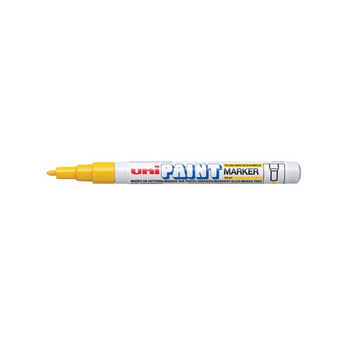 Uni-Ball UniPAINT PX21 Paint Marker Fine Yellow (12 Pack) 124511000 | Mitsubishi Pencil Company