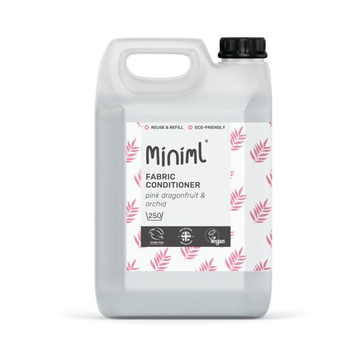 Miniml Fabric Conditioner Pink Dragonfruit + Orchid 5L Refill MIN396