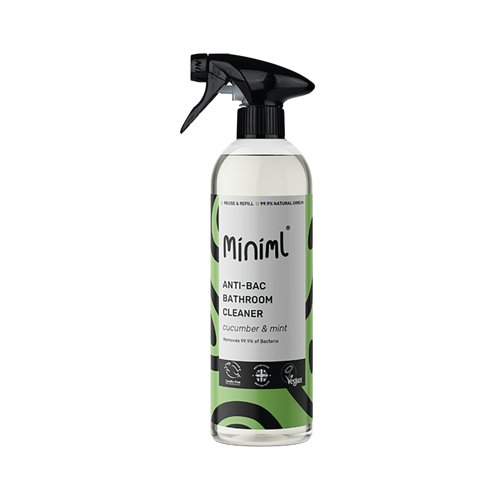 Miniml Bathroom Cleaner Cucumber + Mint 750ml Bottle MIN404