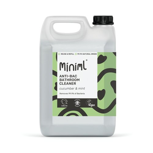 Miniml Bathroom Cleaner Cucumber + Mint 5L Refill MIN405