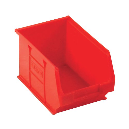 Barton TC3 Small Parts Container Semi-Open Front 4.6L Red 150x240x125mm (Pack of 10) 010032 Parts Containers MJ71371