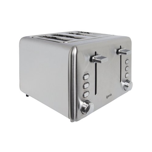 Igenix Stainless Steel 4 Slice Toaster Fcl4001 H