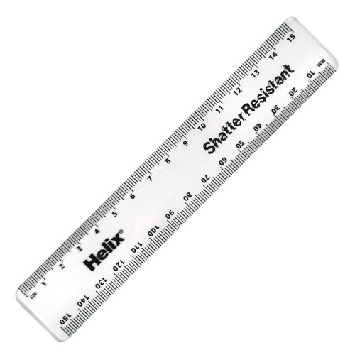 Maped Shatterproof Rulers 15cm Clear (Pack of 50) EE10424