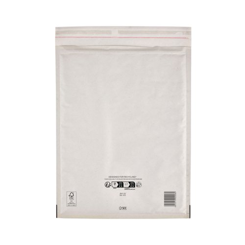 Sealed Air Bubble Lined Postal Bag White 270x360mm MLW H/5 (Pack of 50) 103005503