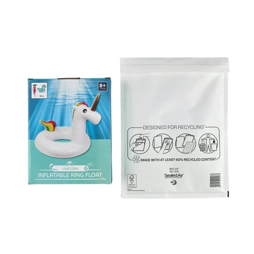 Mail Lite Bubble Postal Bag White G4-240x330 (Pack of 50) 101098085