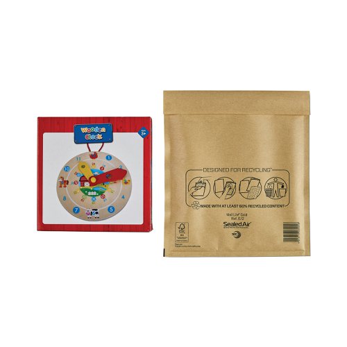 Mail Lite Bubble Postal Bag Gold E2-220x260 (Pack of 100) 101098094