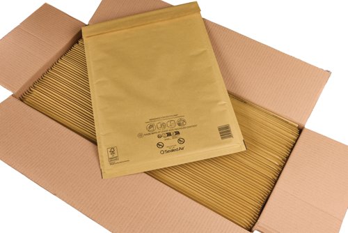 Sealed Air Mail Lite Bubble Postal Bag Gld J/6 Pack of 100 101273332