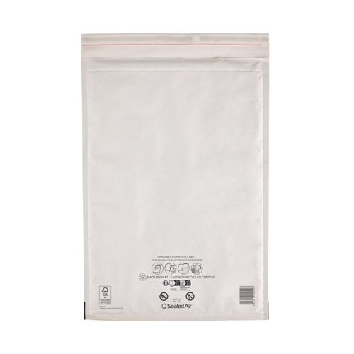 Sealed Air Mail Lite Bubble Postal Bag Wht J/6 Pack of 100 101273381