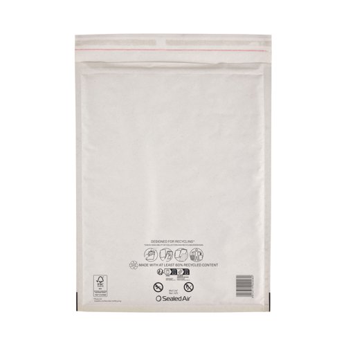 Sealed Air Mail Lite Bubble Postal Bag Wht H/5 Pack of 100 101273350
