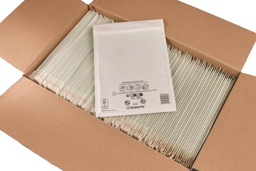 Sealed Air Mail Lite Bubble Postal Bag Wht F/3 Pack of 100 101273349