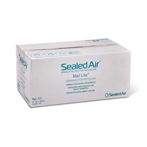 Sealed Air Mail Lite Bubble Postal Bag Wht F/3 Pack of 100 101273349