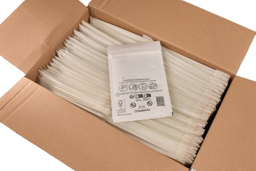 Sealed Air Mail Lite Bubble Postal Bag Wht B/00 Pack of 200 101273280