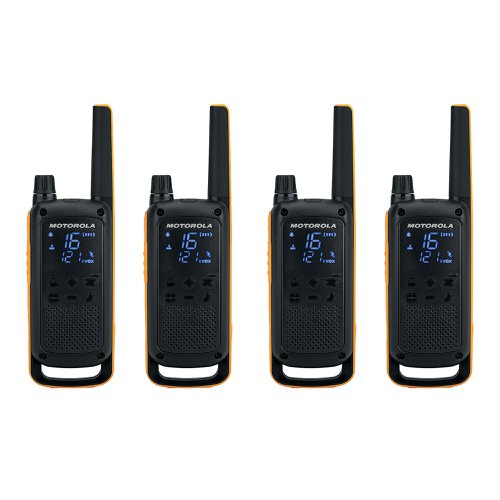 Motorola T82 Extreme Quad Pack B8P00810YDEMAQ 2 Way Radios MR00722