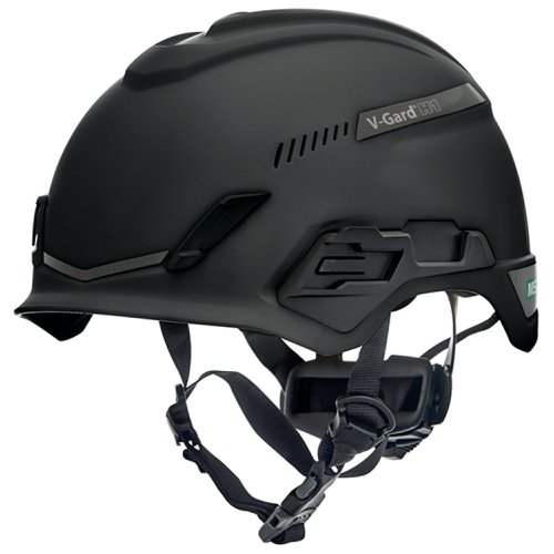 MSA16054 MSA V-Gard H1 Tri-Vented Safety Helmet Black