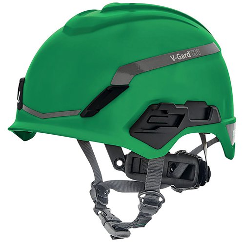 MSA V-Gard H1 Non Vented Helmet Green MSA10194794