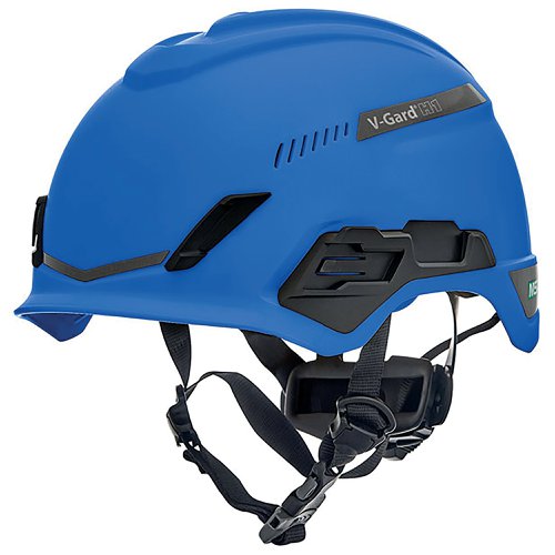 MSA V-Gard H1 Tri-Vented Safety Helmet Blue MSA10194785