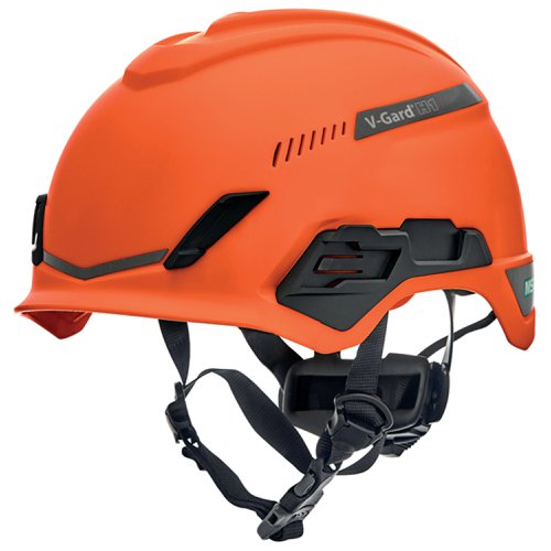 MSA V-Gard H1 Tri-Vented Safety Helmet Orange MSA10194789