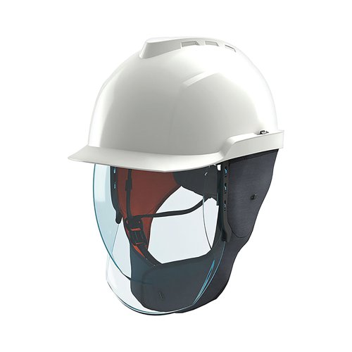 MSA V-Gard 950 Class 2 Electrician Helmet Set White