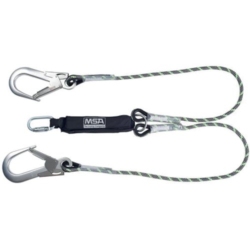 MSA 1.8m Kernmantel Twin Leg Energy Absorbing Lanyard MSA10185615