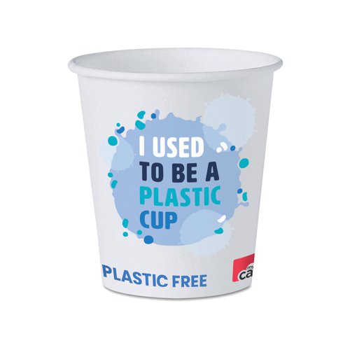 MyCafe Eco Design Paper Cup 7oz Blue (Pack of 100) MYC10111 | MYC10111 | VOW