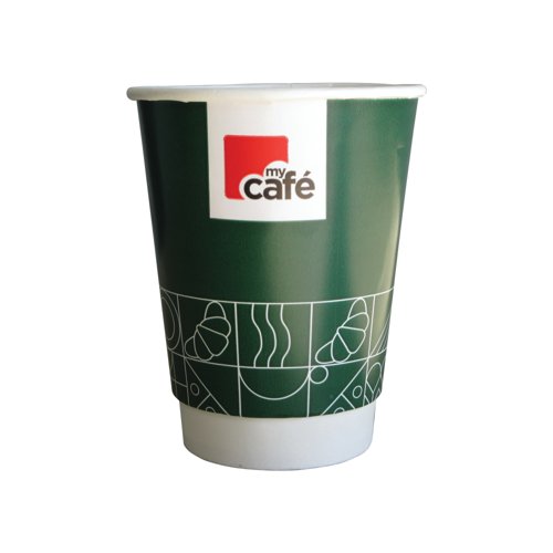 MyCafe Single Wall Non-Plastic Cups 12oz (Pack of 50) MYC10287
