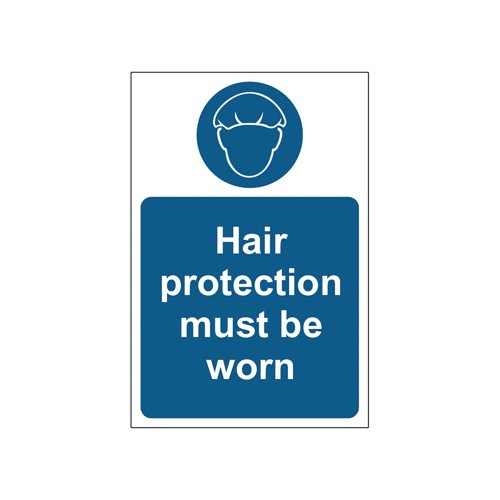 MyCafe Hair Protection Must Be Worn Sign 1.2 PP 200x300 MYC10686
