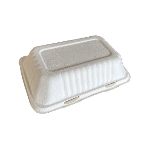MyCafe Bagasse Meal Box 9x6 Inch Pack of 250 MYC10941