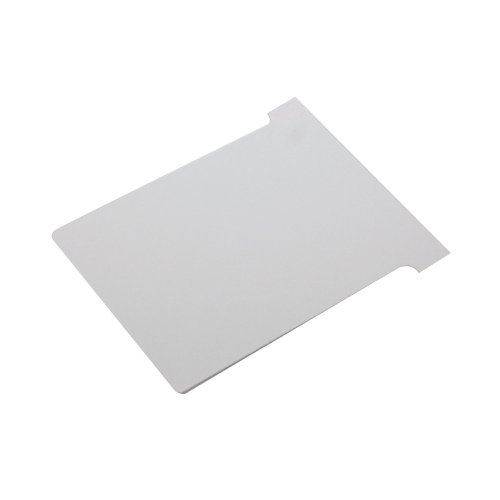 Nobo T-Card Size 2 48 x 85mm White (100 Pack) 2002002