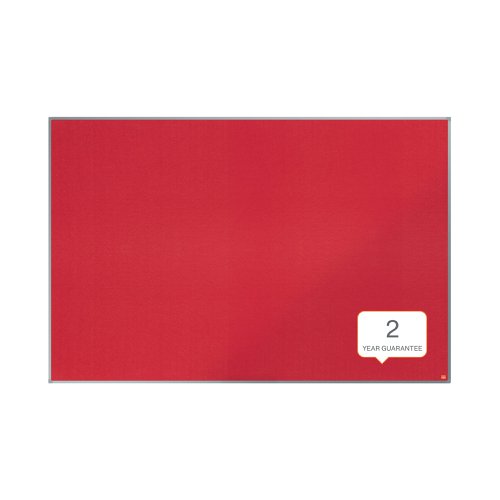 Nobo Essence Felt Notice Board 1800x1200mm Red 1904068