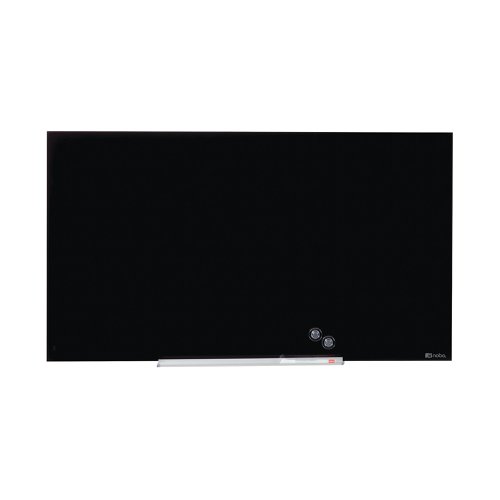 Nobo Impression Pro Glass Magnetic Whiteboard 1000x560mm Black 1905180