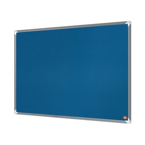 Nobo Premium Plus Felt Notice Board 900 x 600mm Blue 1915188