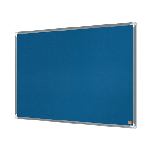 Nobo Premium Plus Felt Notice Board 1500 x 1200mm Blue 1915191