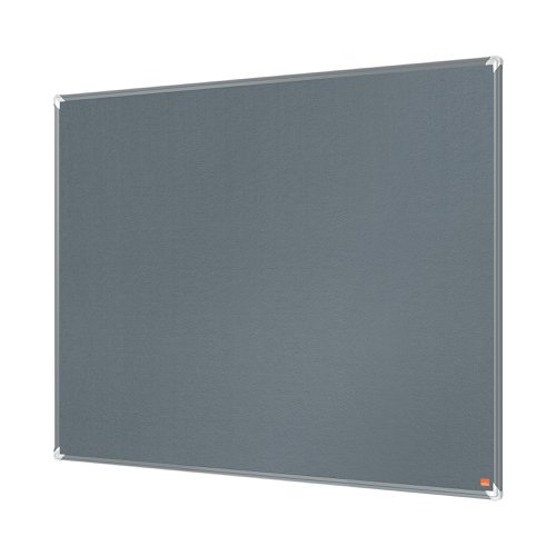 Nobo Premium Plus Felt Notice Board 1800 x 1200mm Grey 1915199