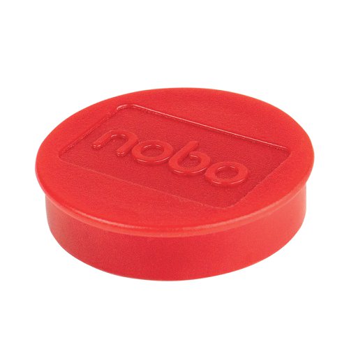 Nobo Whiteboard Magnets 38mm Red (Pack of 10) 915314